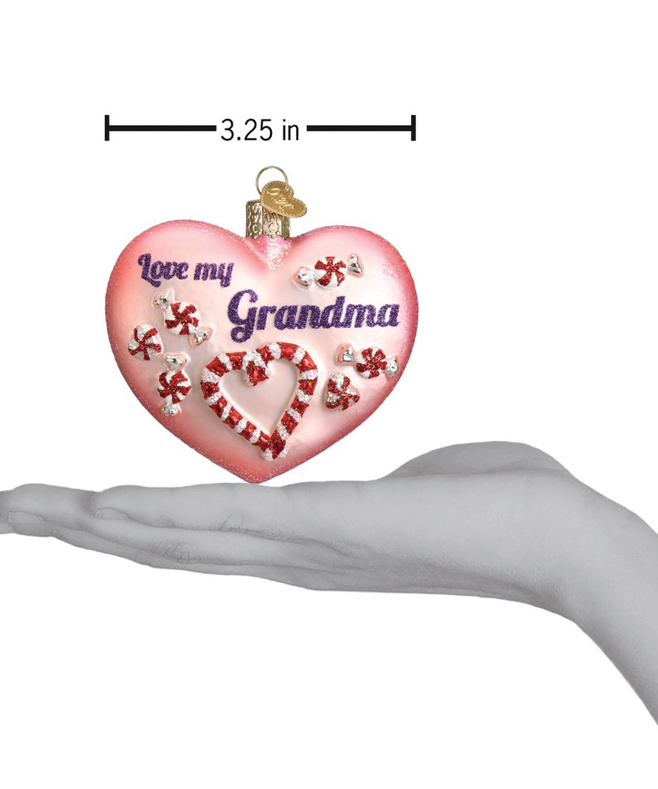 Grandma Heart Ornament