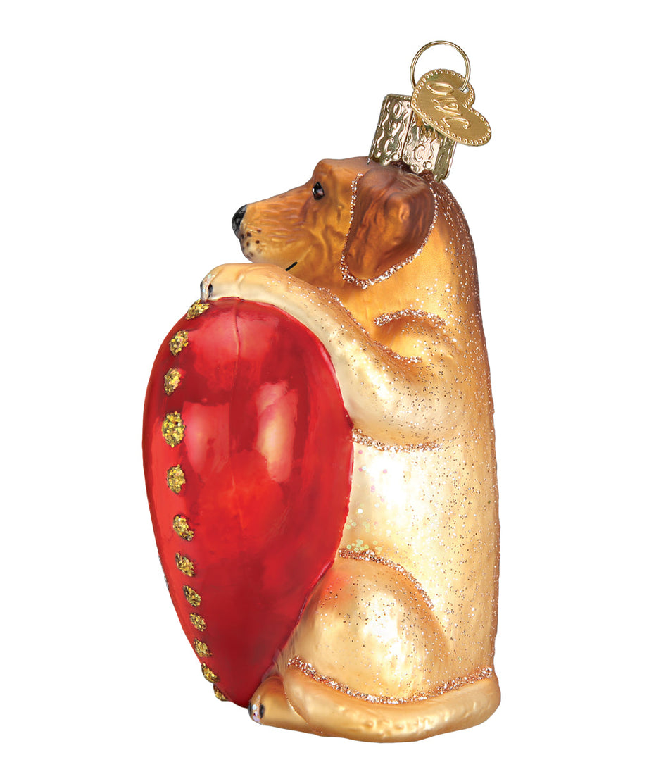I Love My Dog Ornament