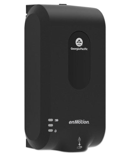 Georgia Pacific Professional GP enMotion Automated Touchless Soap/Sanitizer Dispenser, 1,200 mL, 4.6 x 7.13 x 14.06, Black (52057)