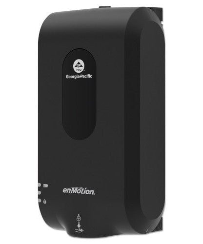 Georgia Pacific Professional GP enMotion Automated Touchless Soap/Sanitizer Dispenser, 1,200 mL, 4.6 x 7.13 x 14.06, Black (52057)