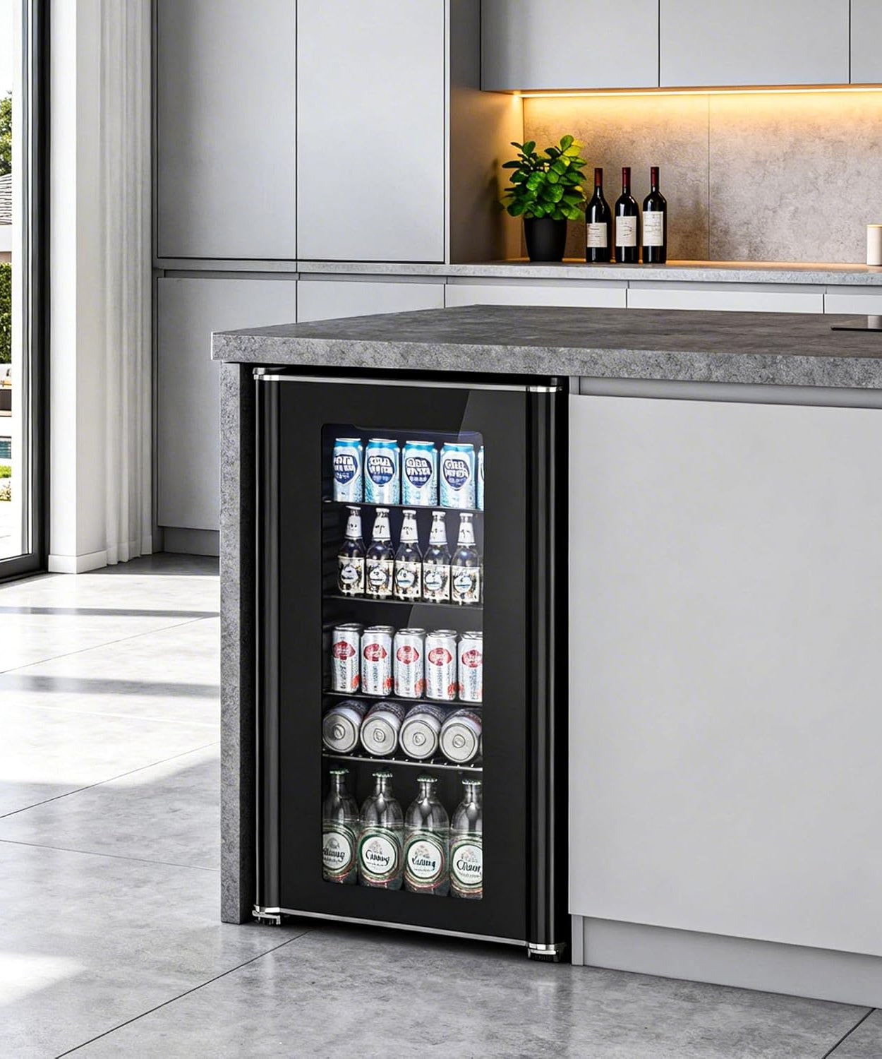 3.2 cu.ft  Wine Cooler/Cabinet Beverage Refrigerator W5899H