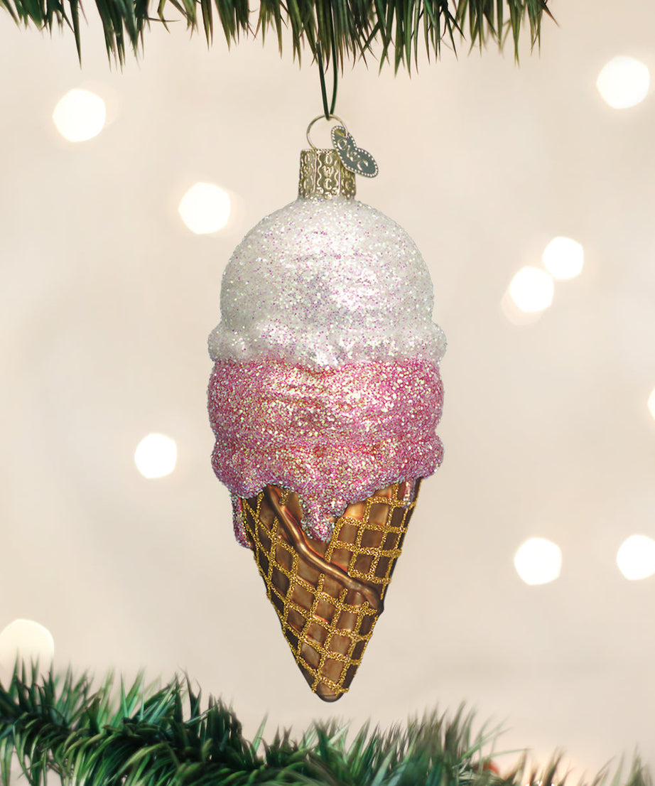 Ice Cream Cone Ornament