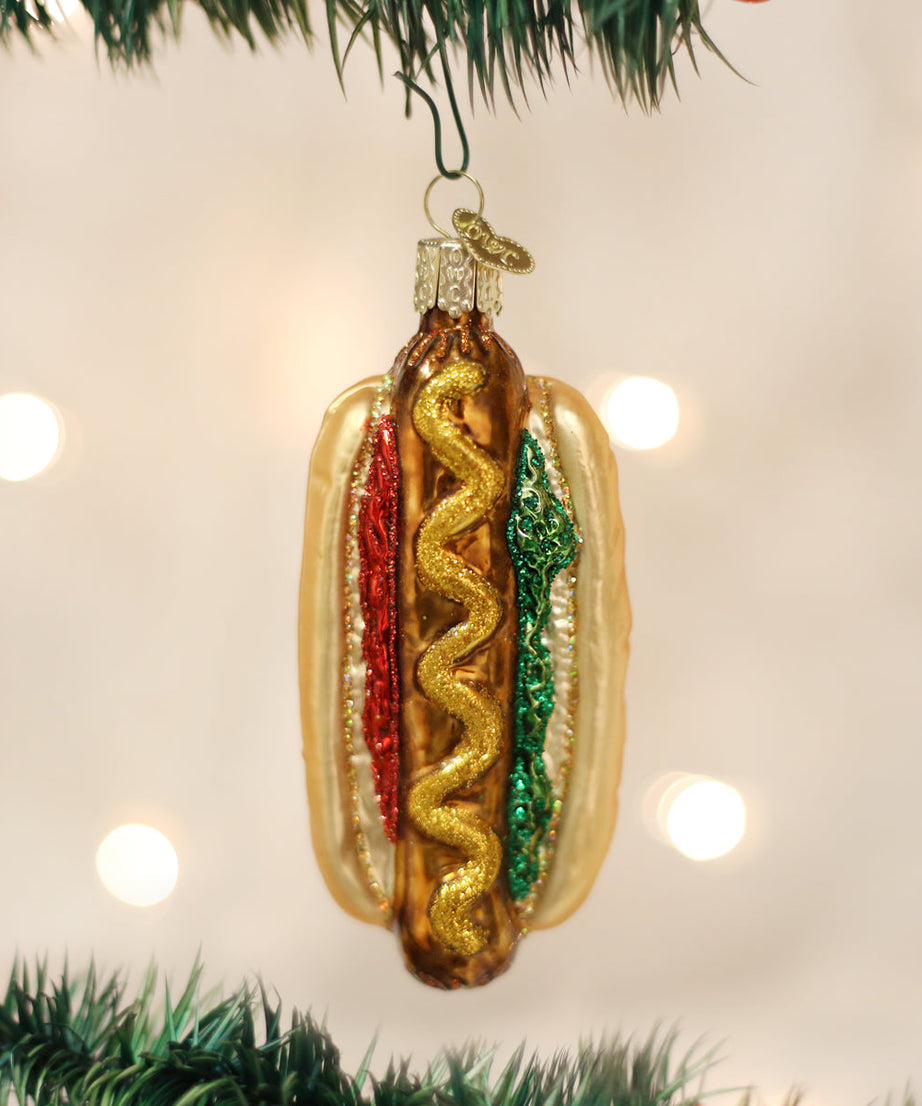Hot Dog Ornament