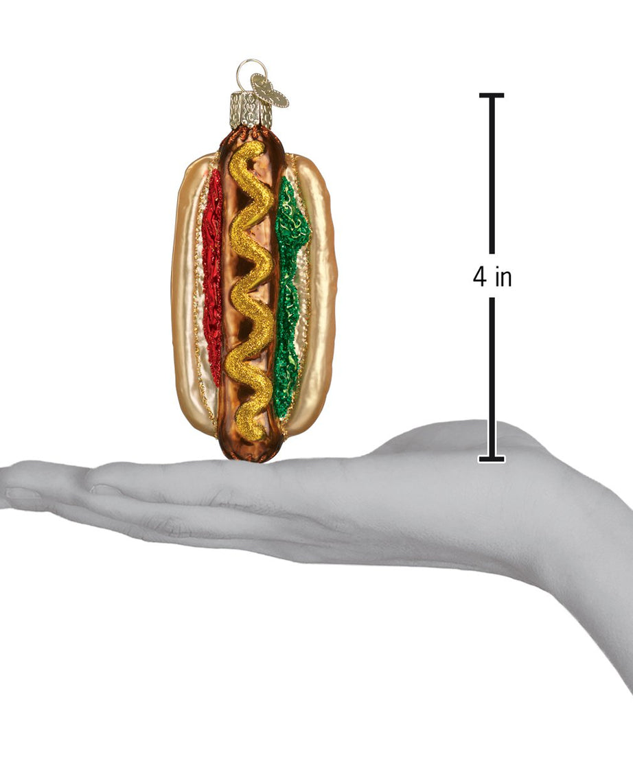 Hot Dog Ornament