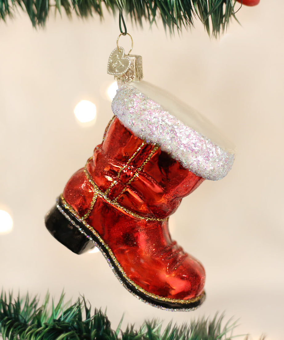 Santa's Boot Ornament