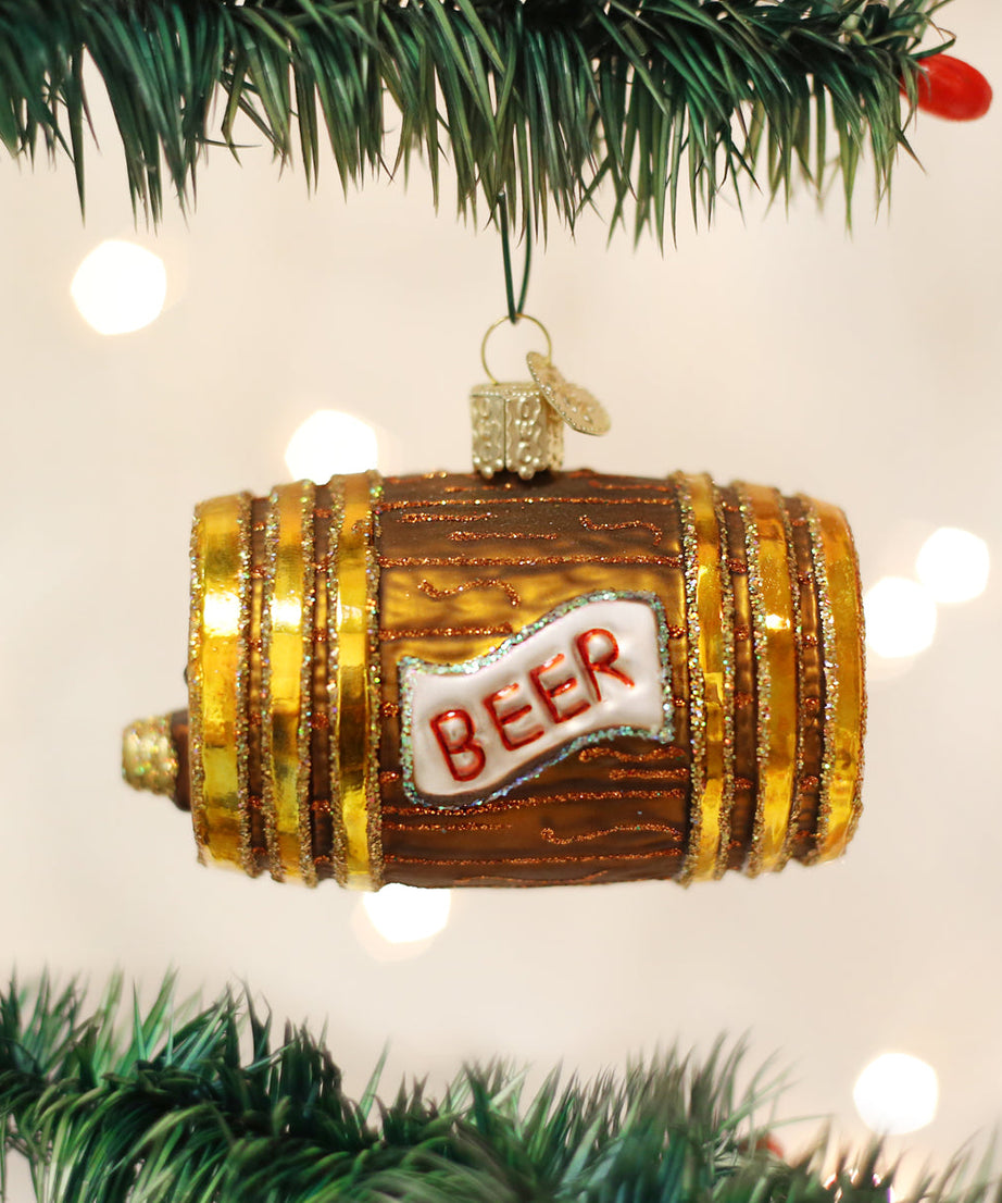 Beer Keg Ornament