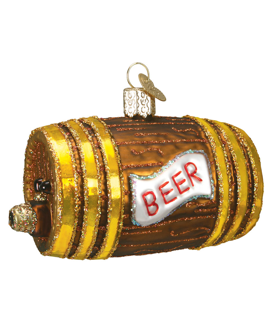 Beer Keg Ornament