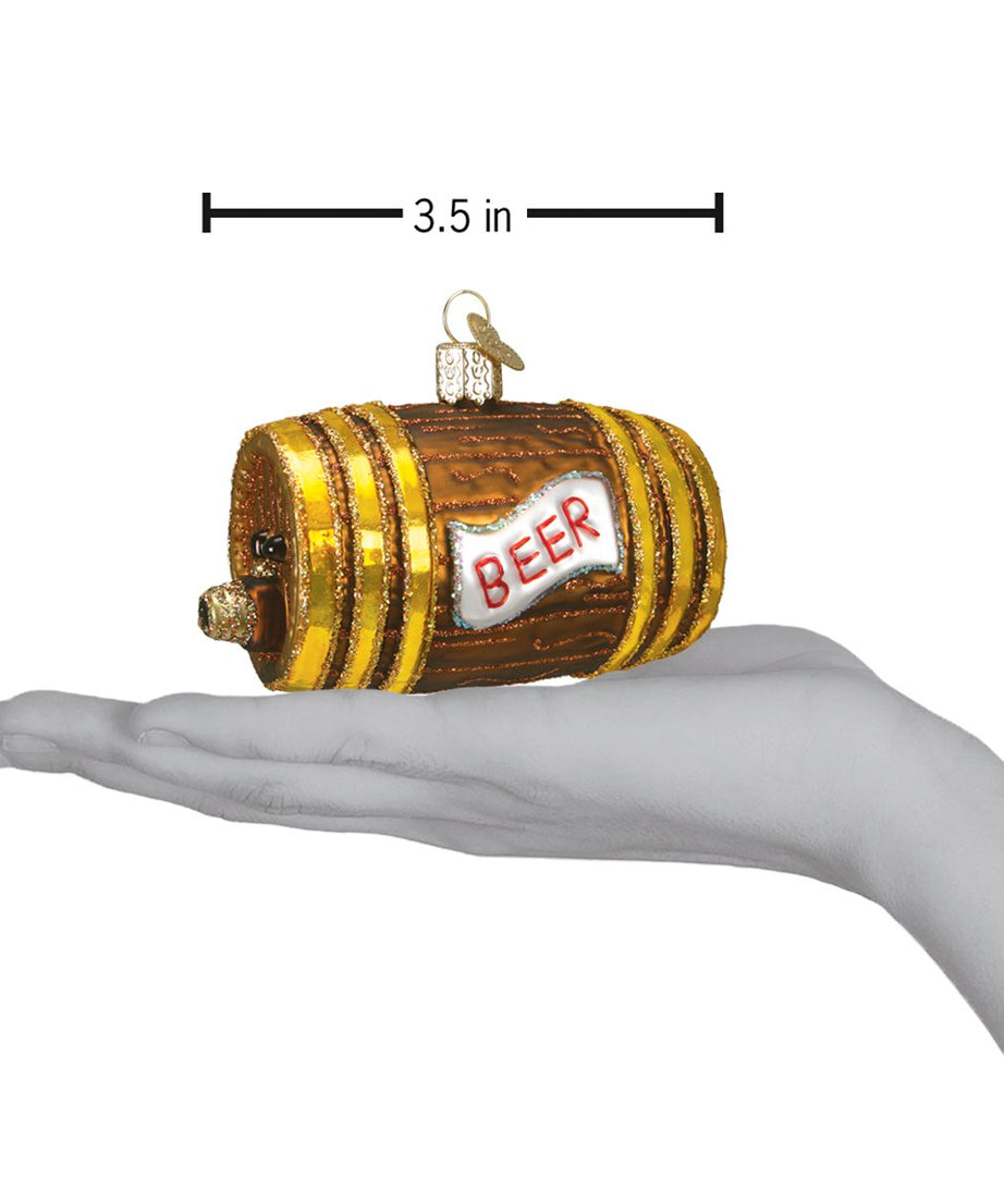 Beer Keg Ornament