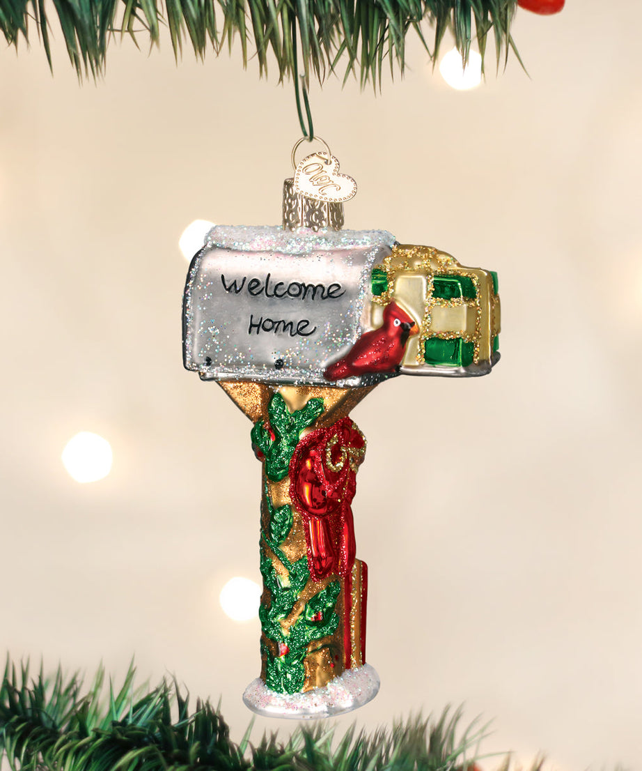 Welcome Home Mailbox Ornament