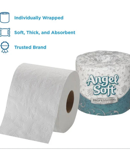 Angel Soft® Premium Toilet Paper, 2-Ply, 450 Sheets, 80 Rolls (16880) - Grazingbelles
