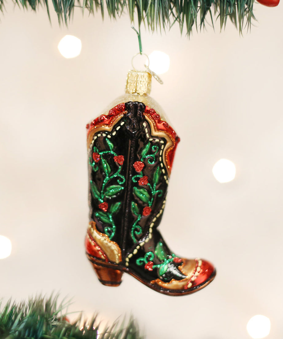 Holly Berry Cowboy Boot