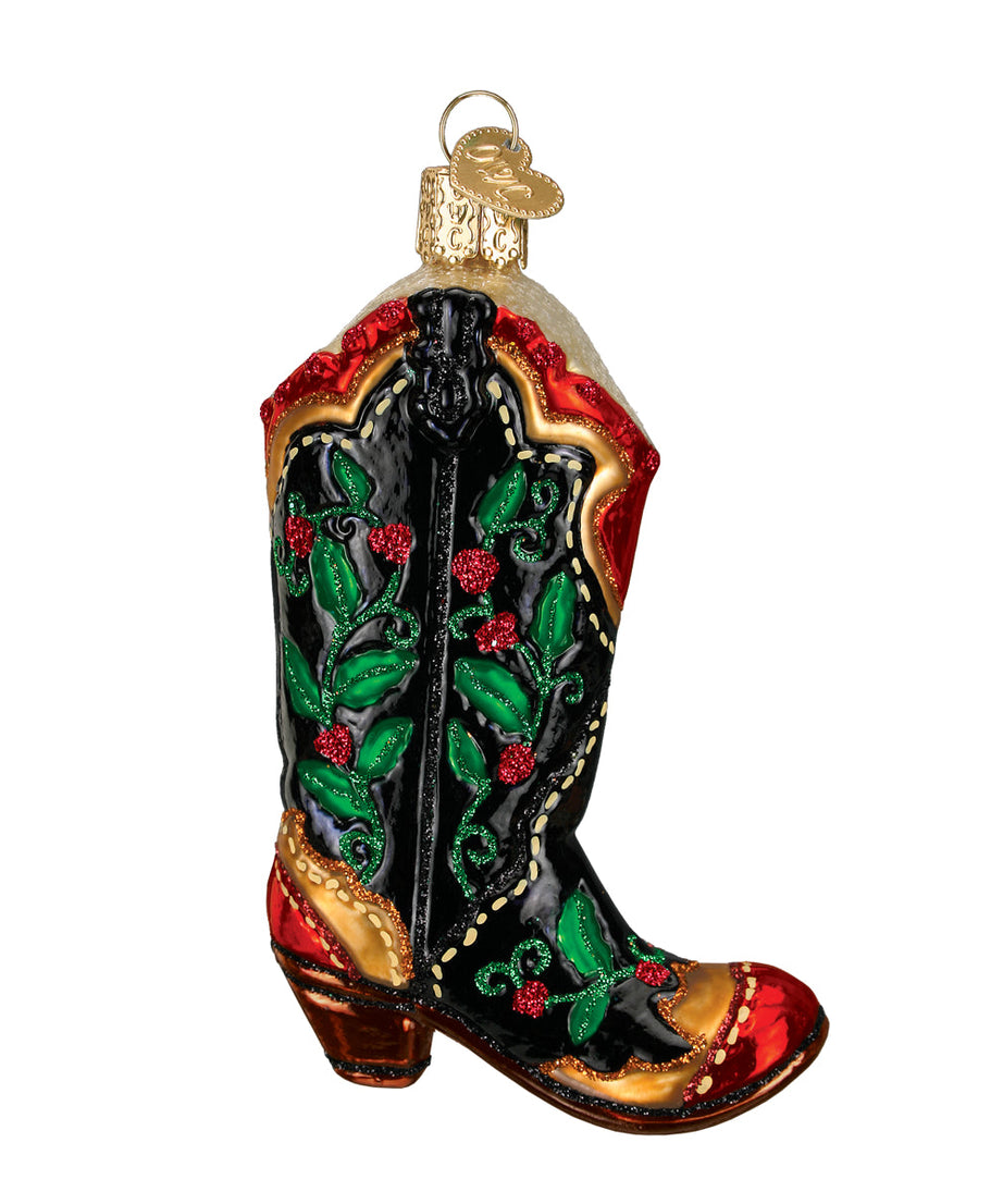 Holly Berry Cowboy Boot
