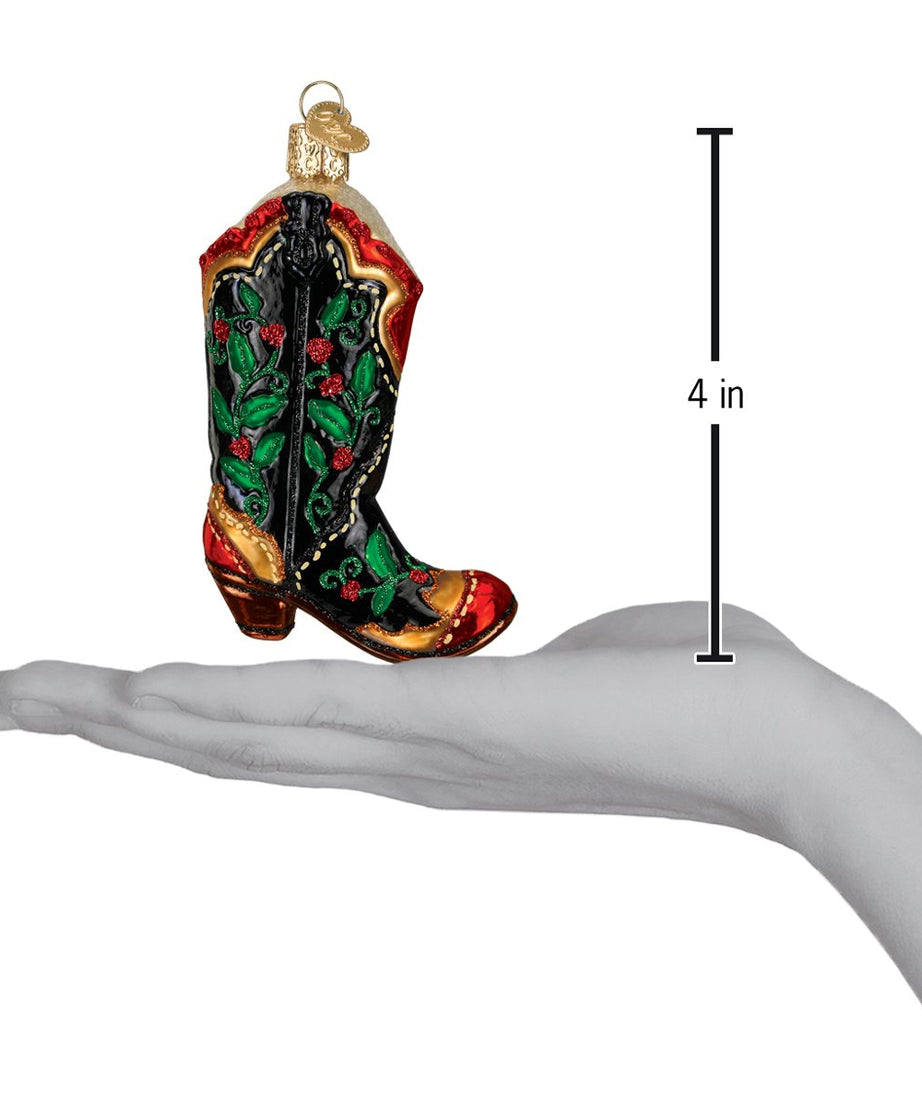 Holly Berry Cowboy Boot