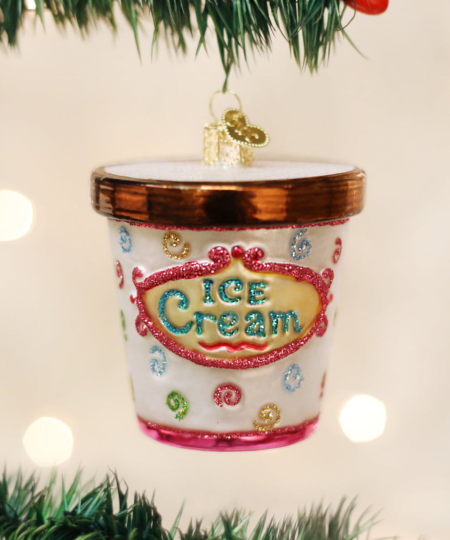 Ice Cream Carton Ornament