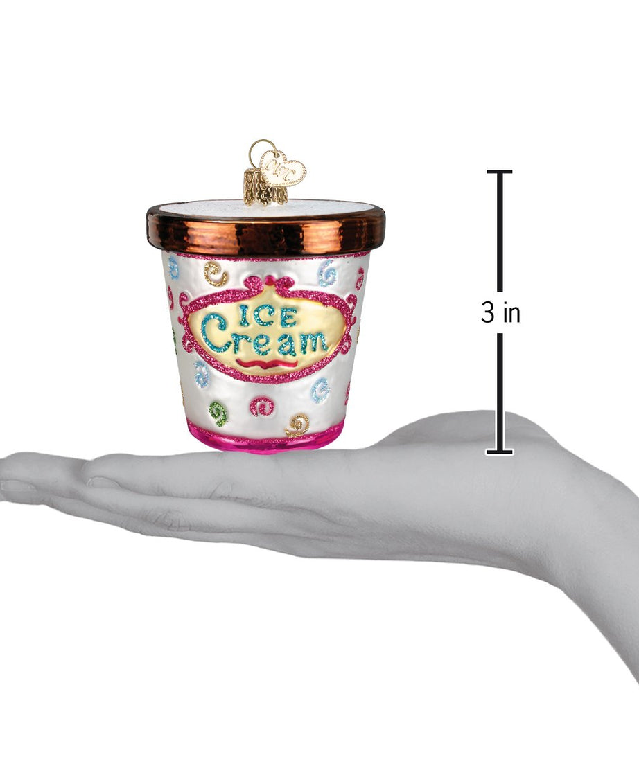 Ice Cream Carton Ornament
