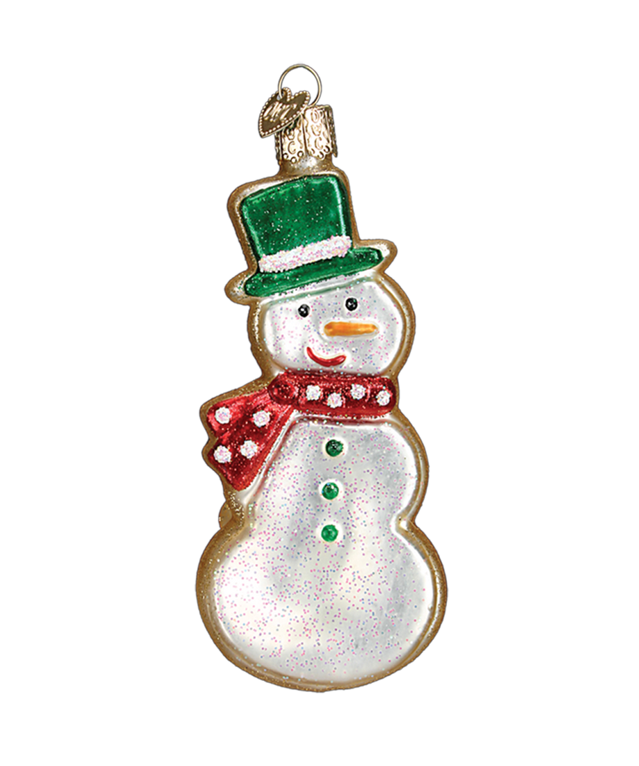 Snowman Sugar Cookie Ornament