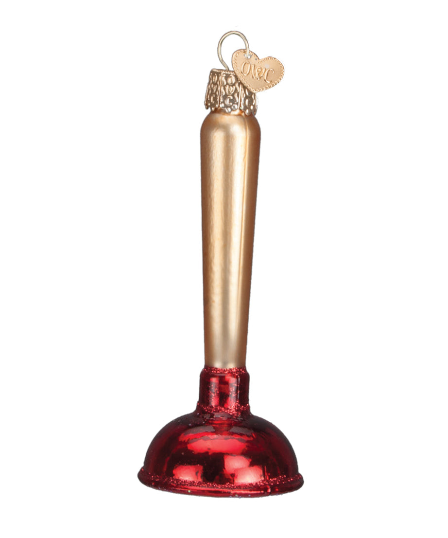 Toilet Plunger Ornament