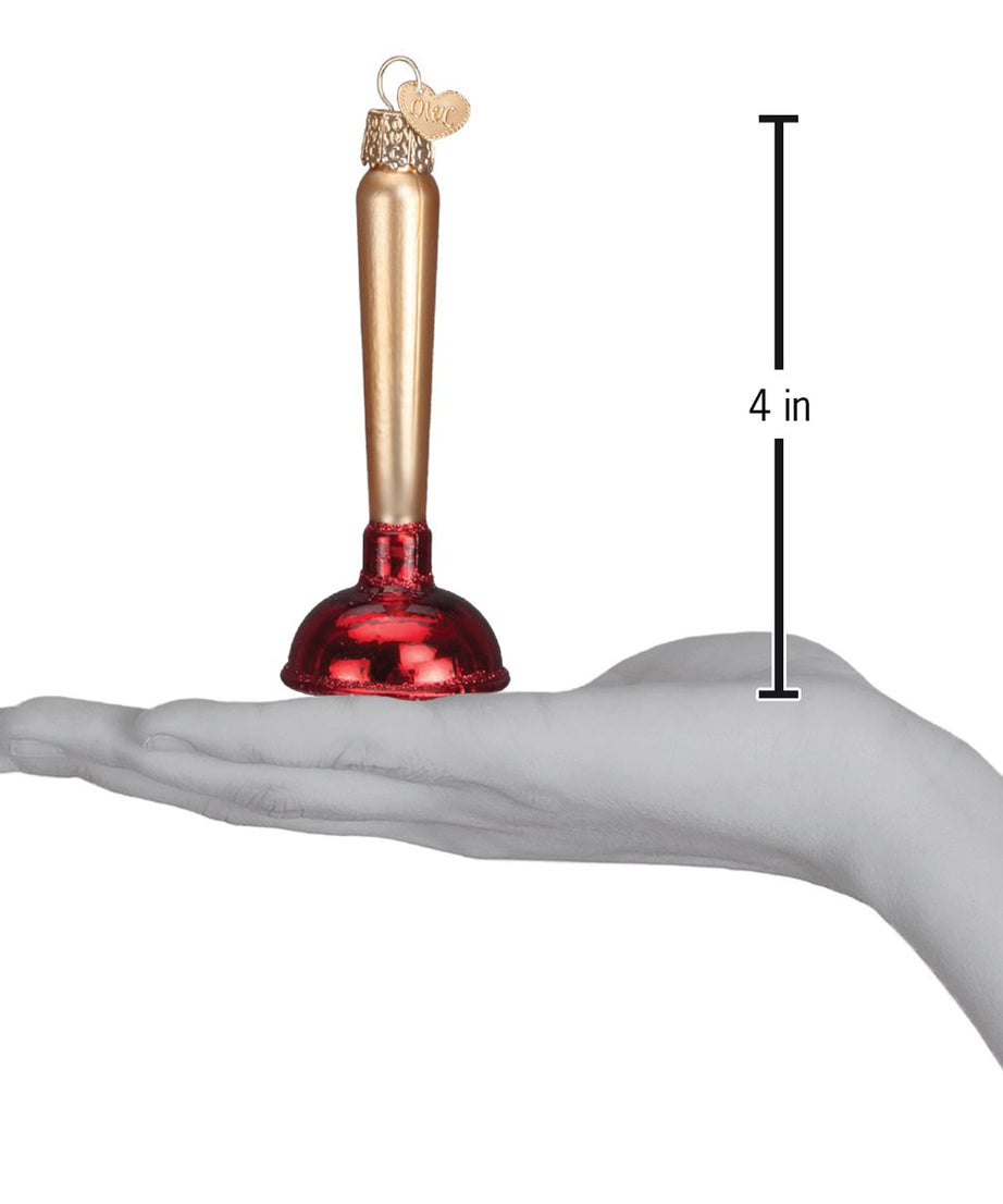 Toilet Plunger Ornament