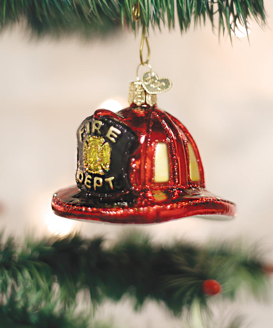 Fireman's Helmet Ornament