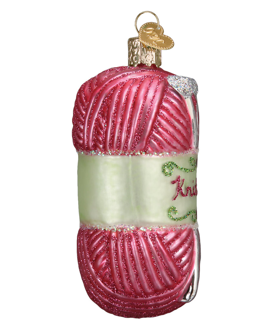 Knitting Yarn Ornament