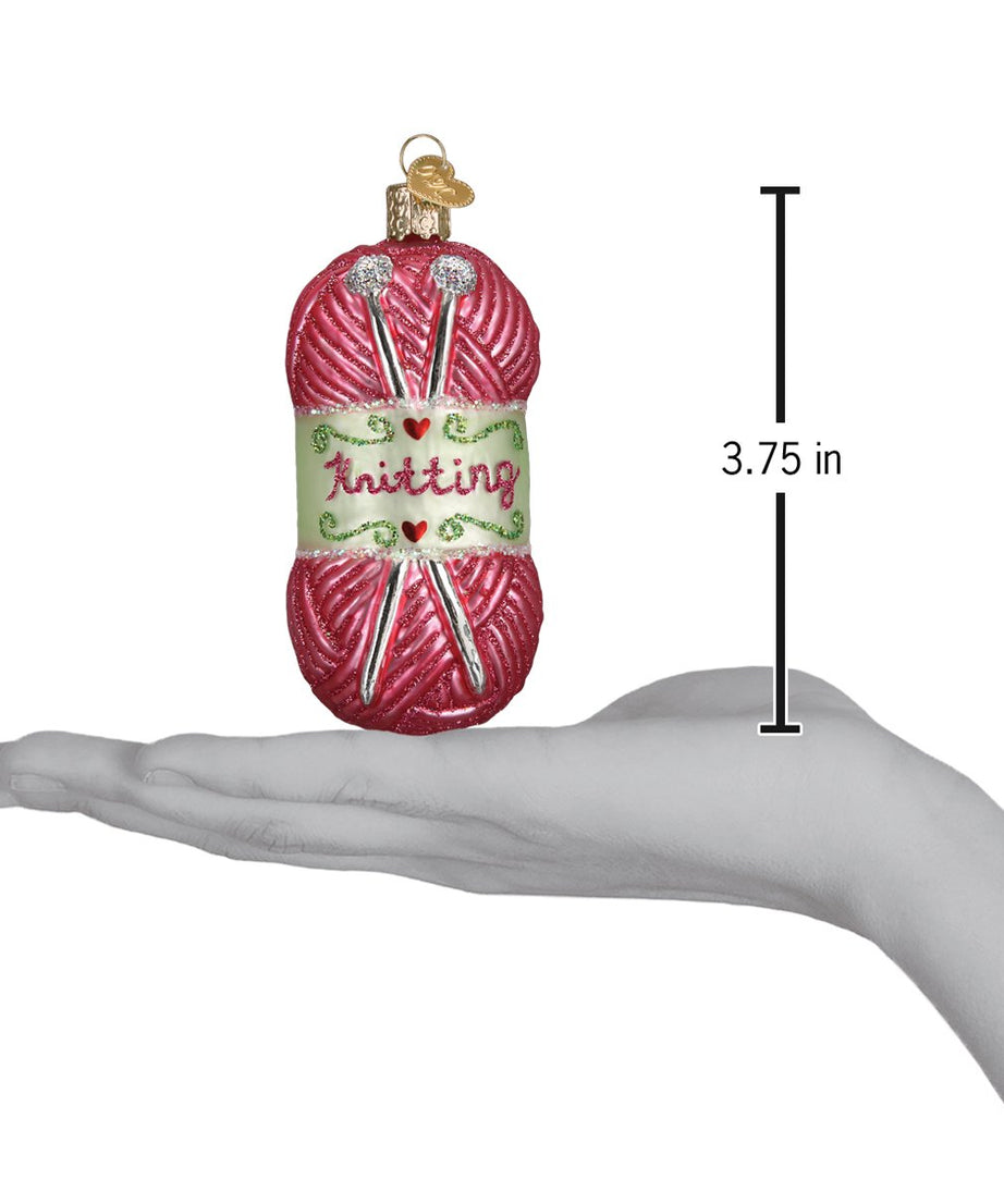 Knitting Yarn Ornament