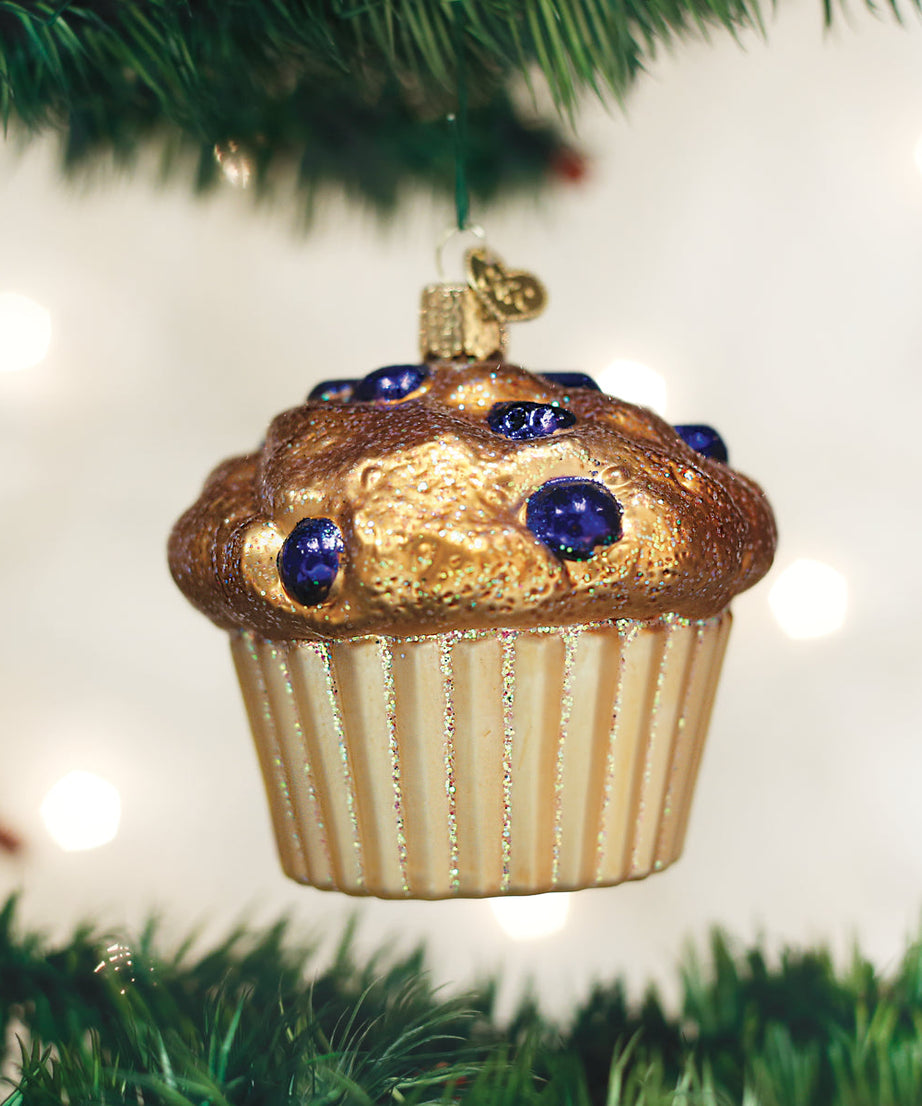 Blueberry Muffin Ornament