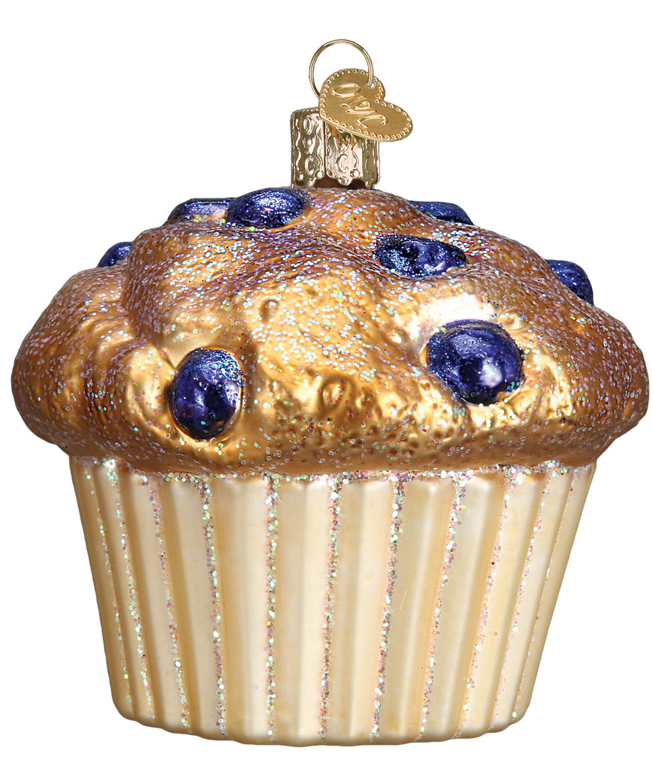 Blueberry Muffin Ornament