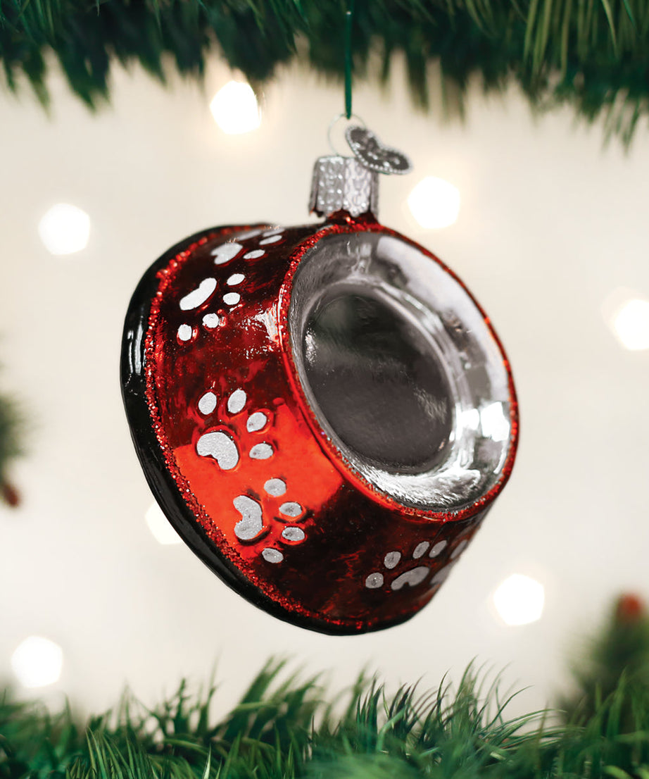Dog Bowl Ornament