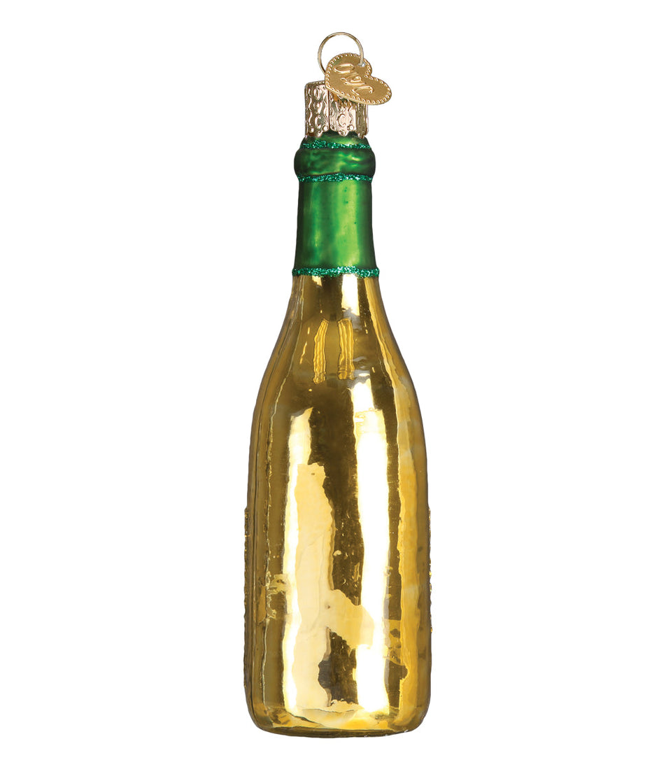 White Wine Bottle Ornament