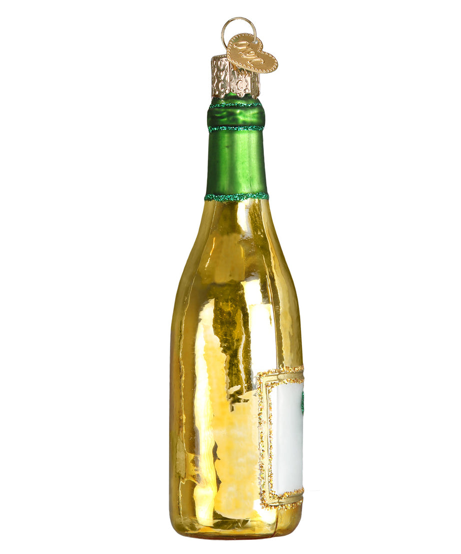 White Wine Bottle Ornament