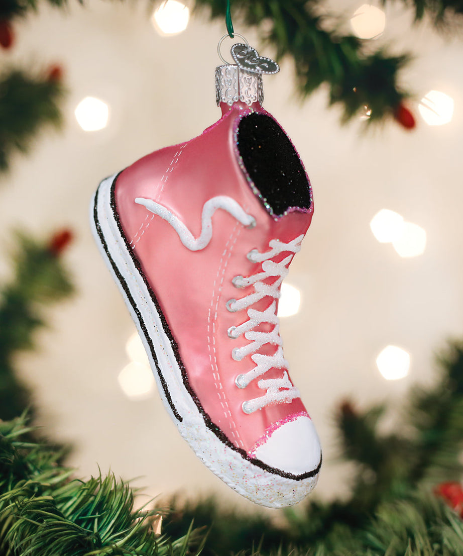 Pink High-top Sneaker