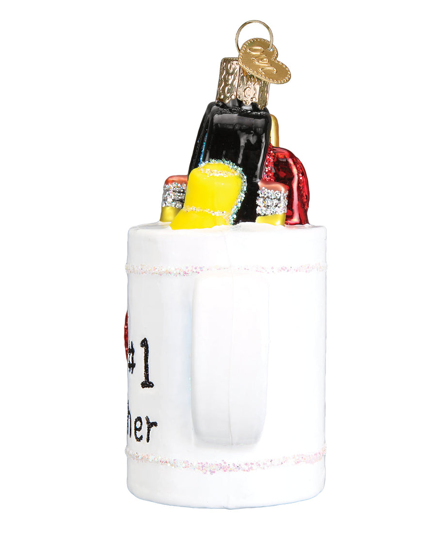 Best Teacher Mug Ornament