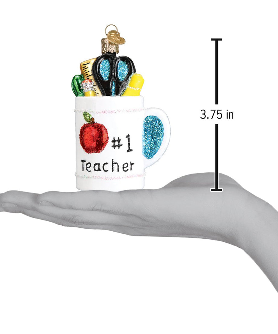 Best Teacher Mug Ornament