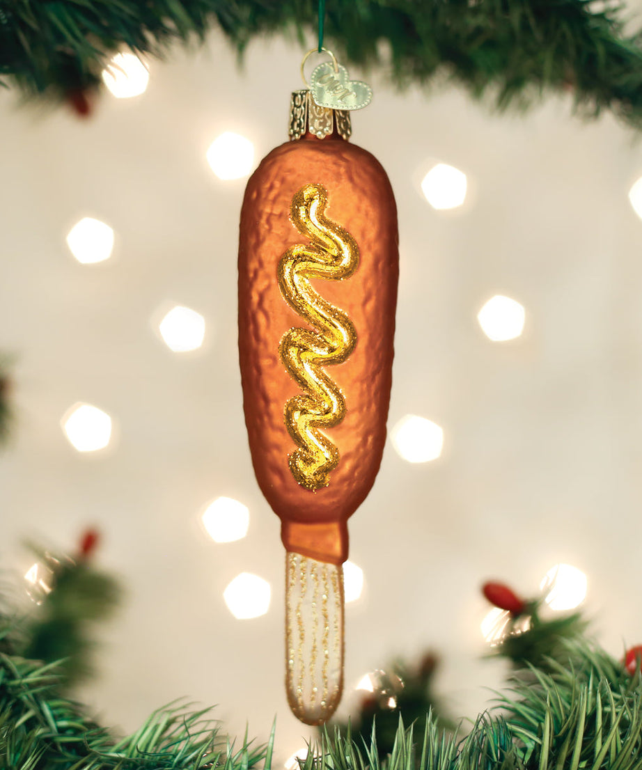 Corn Dog Ornament