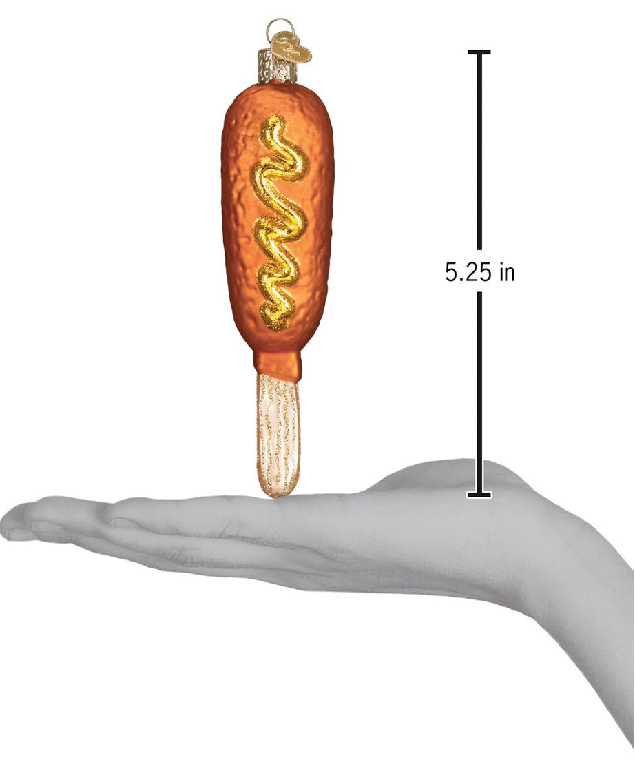 Corn Dog Ornament
