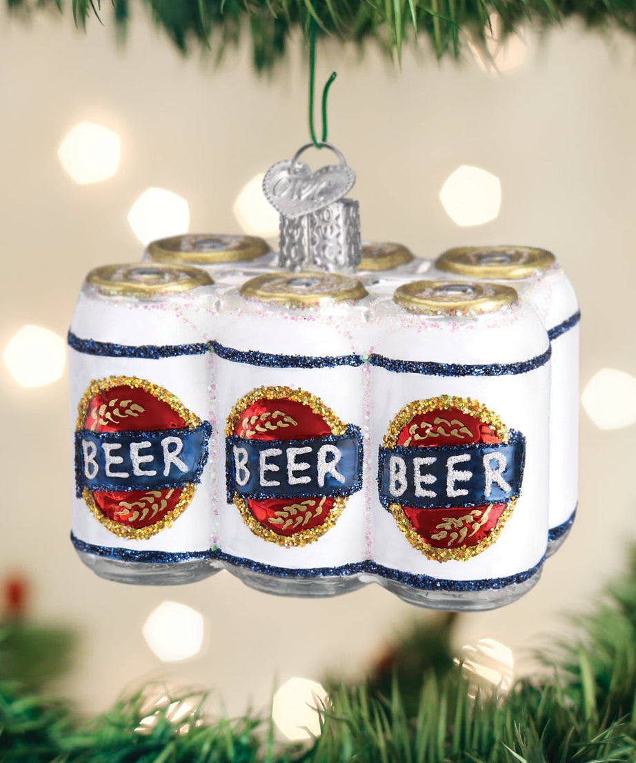 Six Pack Of Beer Ornament