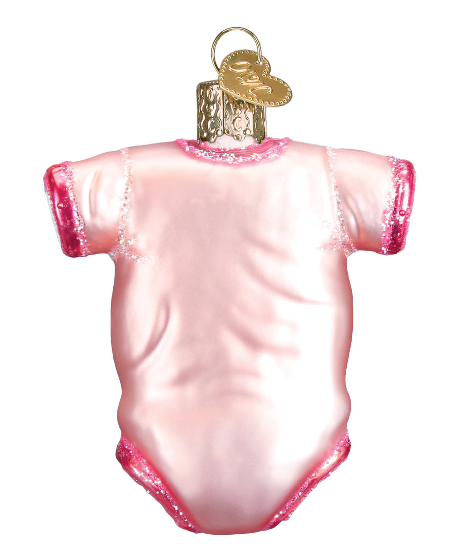 Pink Baby Onesie Ornament