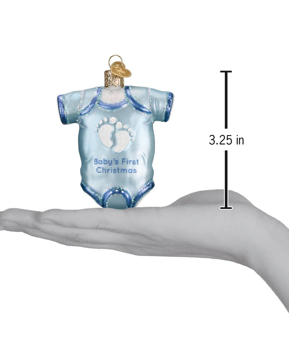 Blue Baby Onesie Ornament