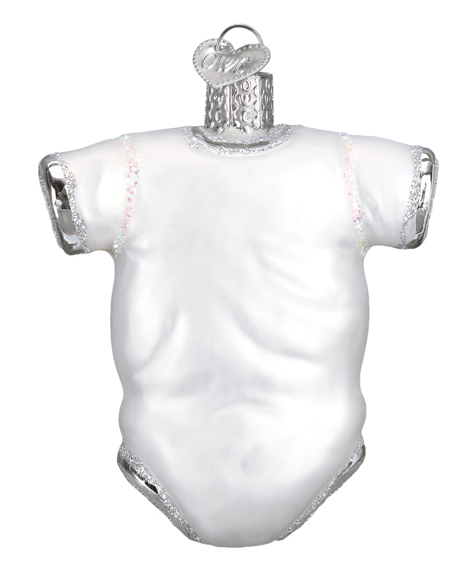White Baby Onesie Ornament