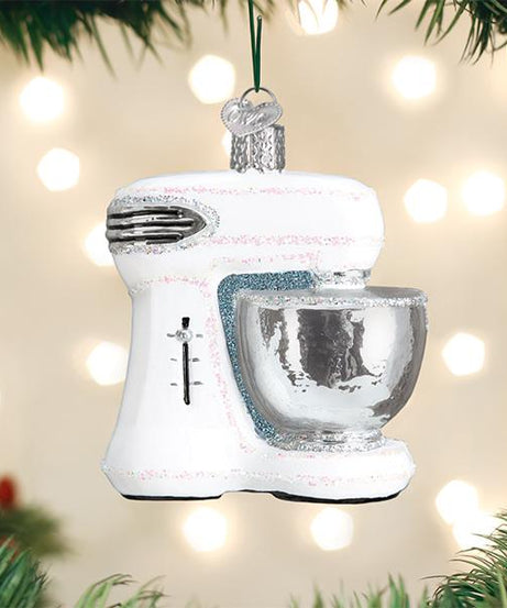 White Mixer Ornament