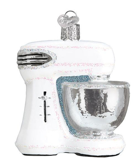 White Mixer Ornament