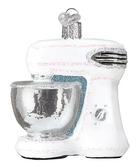 White Mixer Ornament