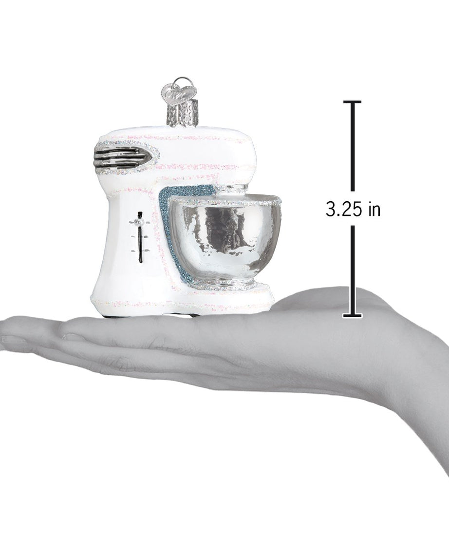 White Mixer Ornament