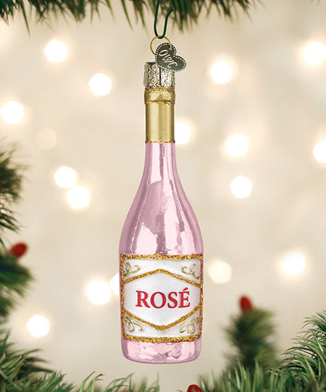 Rose Wine Ornament
