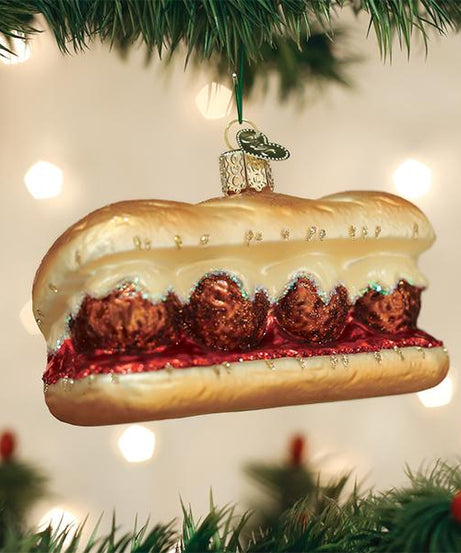Meatball Sandwich Ornament