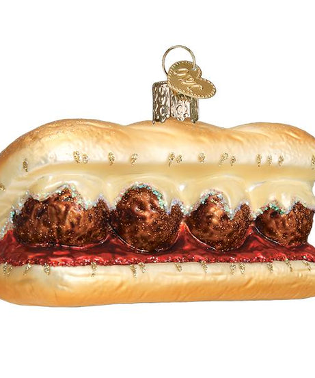 Meatball Sandwich Ornament