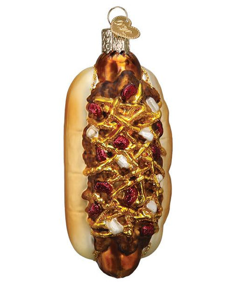 Chili Cheese Dog Ornament