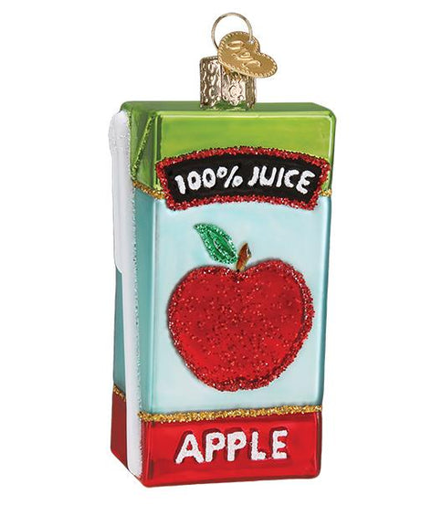 Apple Juice Box Ornament