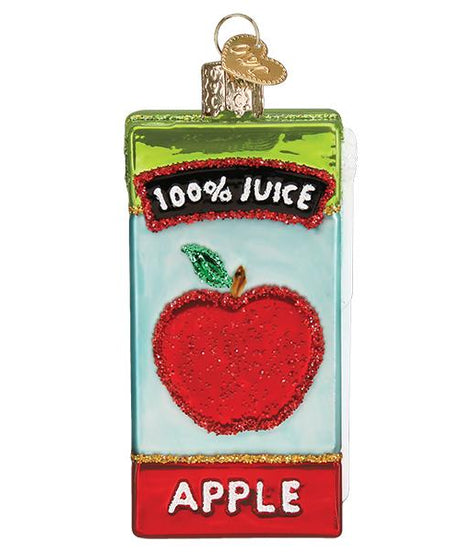 Apple Juice Box Ornament