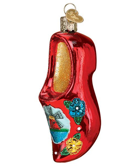 Wooden Clog Ornament